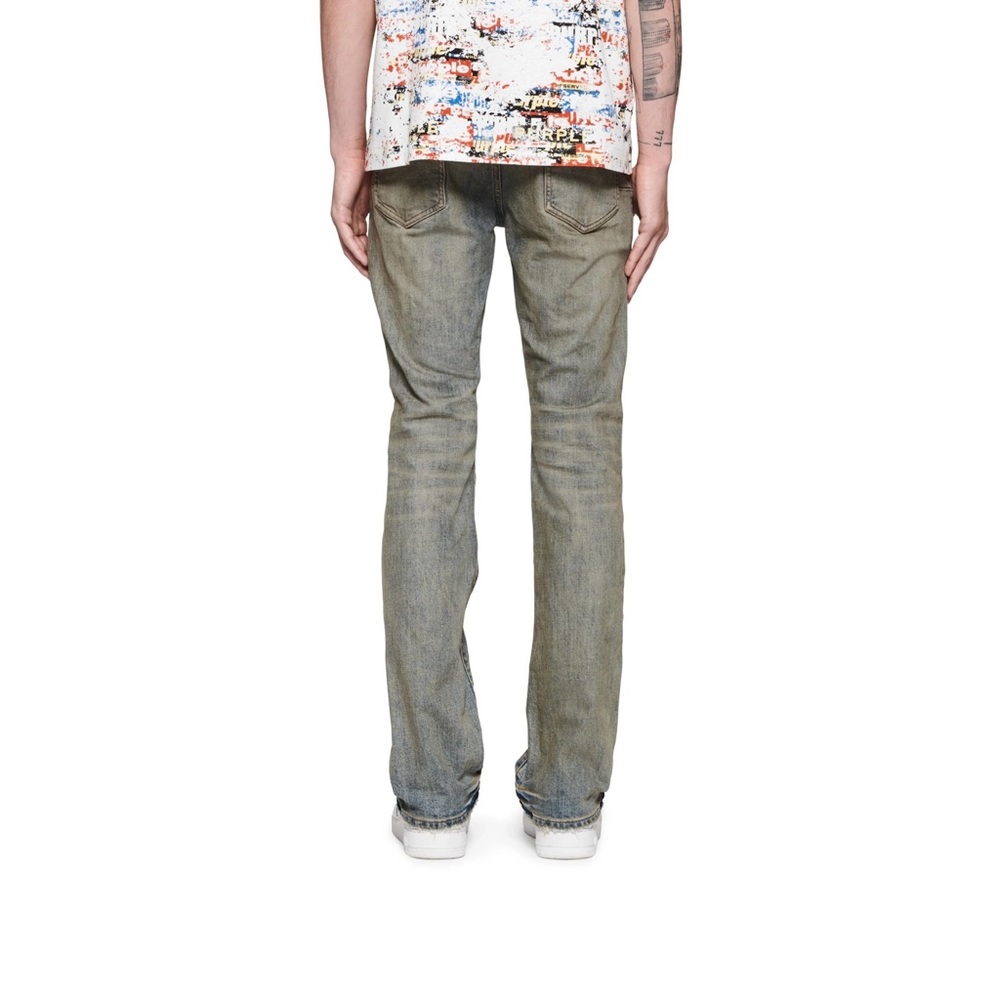 Purple Brand P004 Vintage Destroy Flare Jean - Men's Pants Mid Indigo
